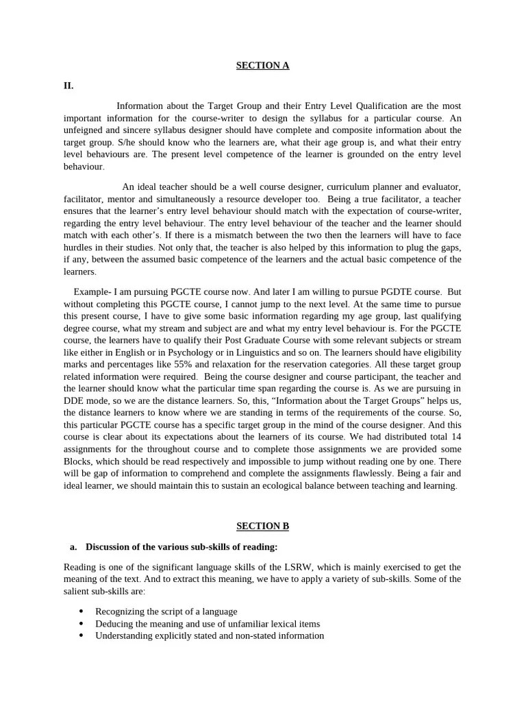 Designing Effective Course Syllabi Pdf Learning Teachers
