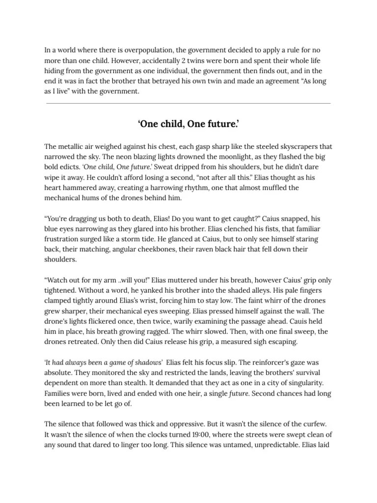 Assessment Task 1 Creative Writing | PDF