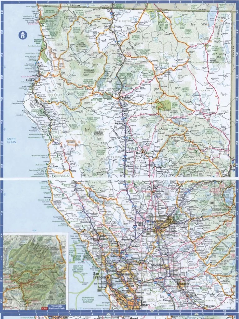 California Road Map PDF 1