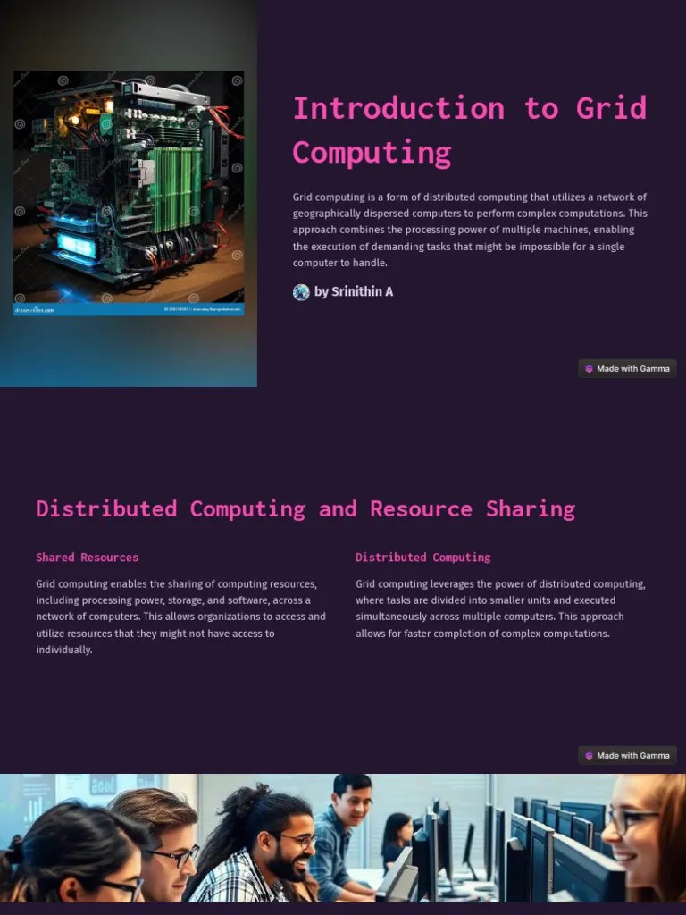 Introduction To Grid Computing | PDF | Grid Computing | Computing