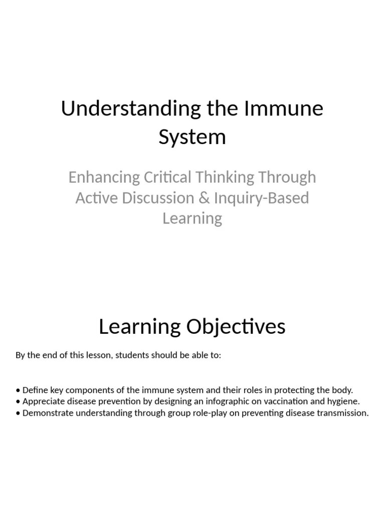 Immune System Presentation | PDF