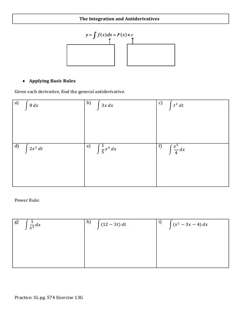 3-Integration_and_Antiderivatives | PDF