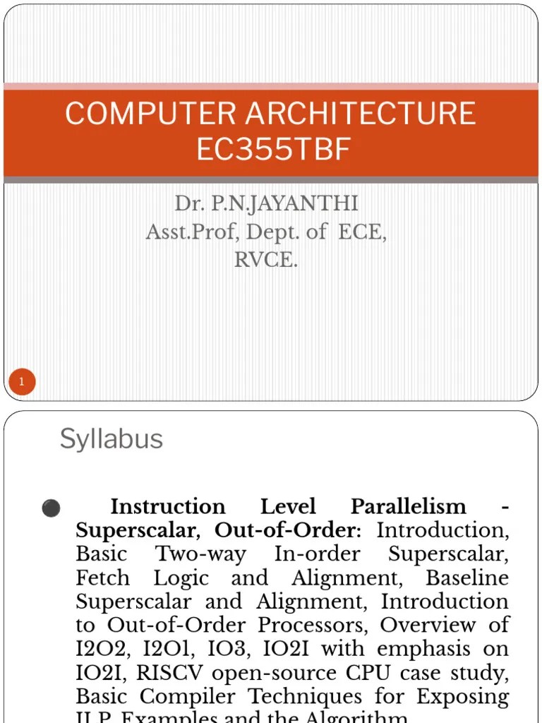 7TH_UNIT 2-21EC74H6_CA | PDF | Central Processing Unit | Computer ...