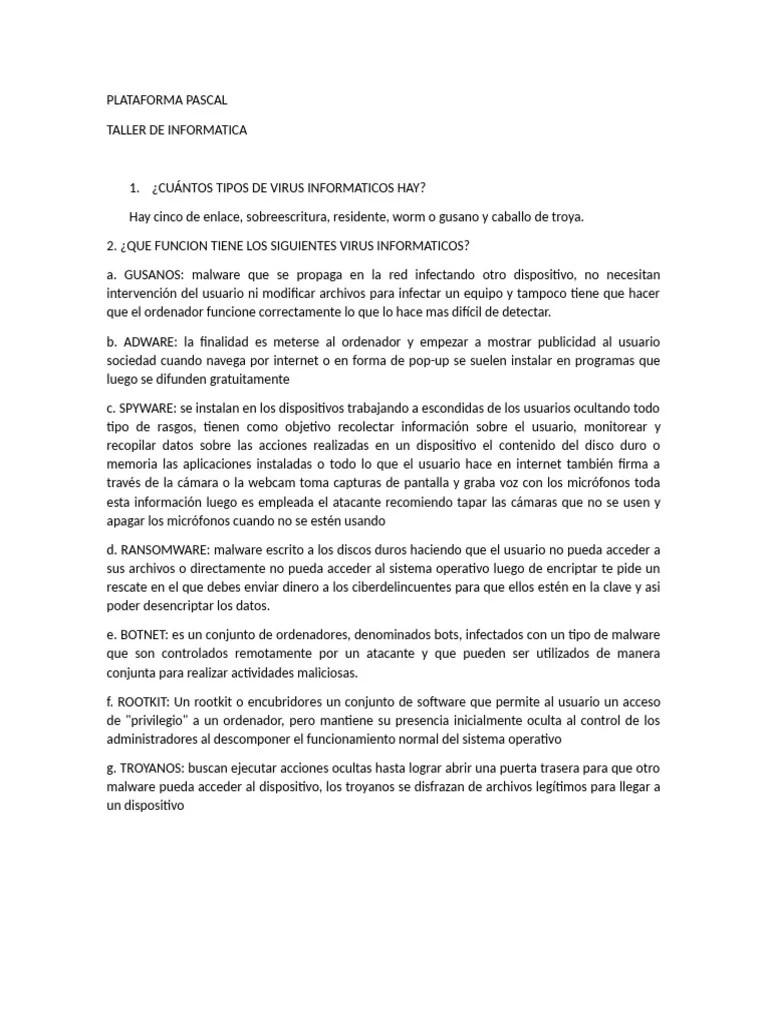 Tipos De Malware | PDF