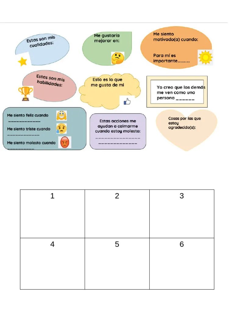 Fichas Autoconocimiento Pdf