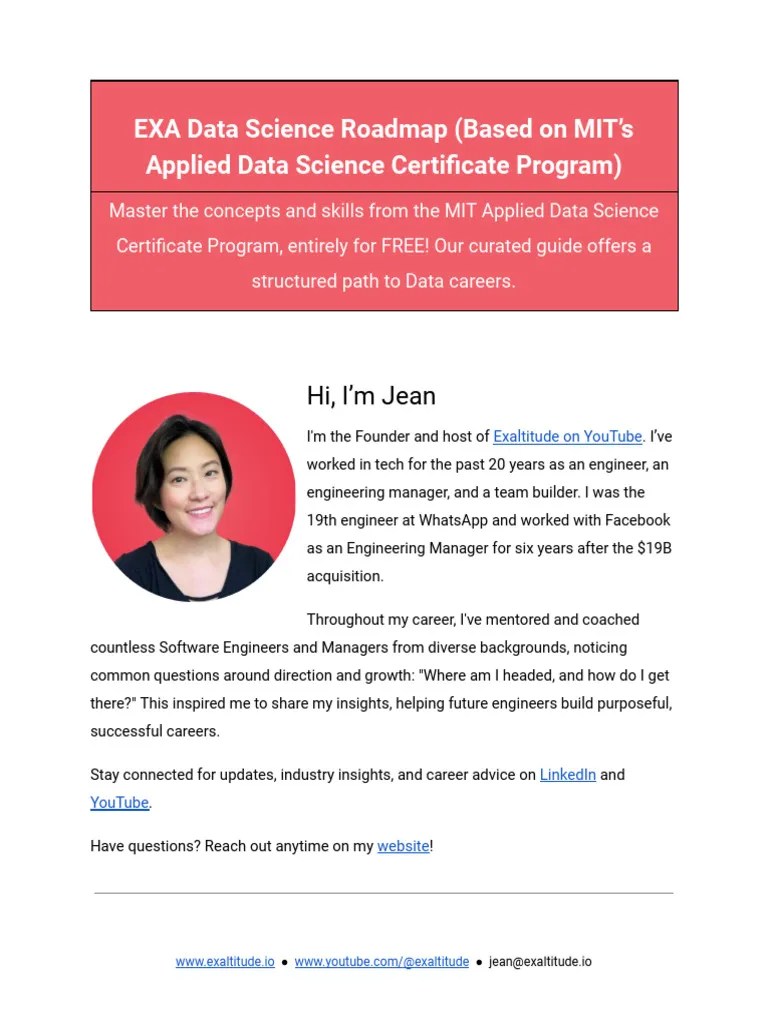 MIT Applied Data Science Program-2025 | PDF | Machine Learning | Deep ...