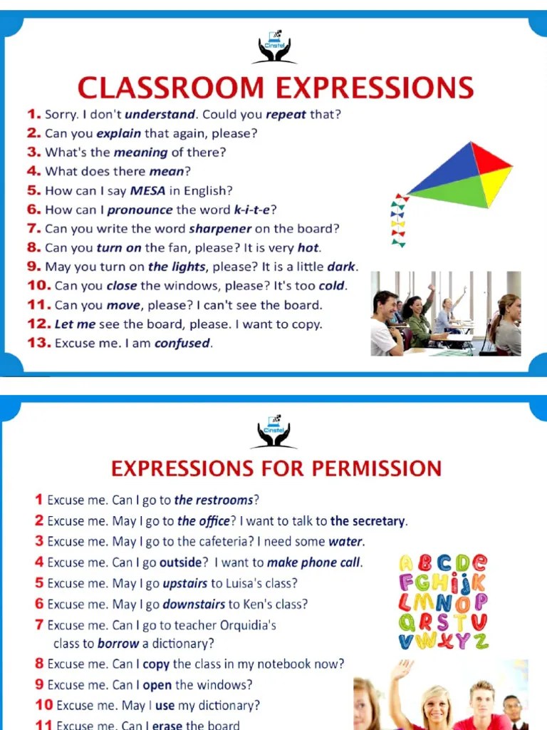 Classroom Expressions | PDF