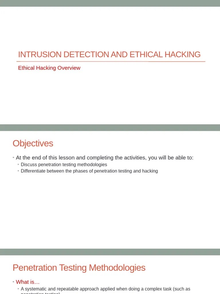 2-Ethical Hacking Methodology | PDF | Penetration Test | Security