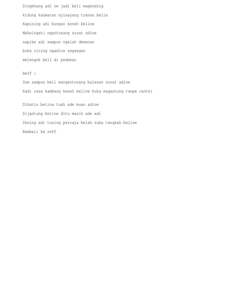 Kidung Kasmaran | PDF