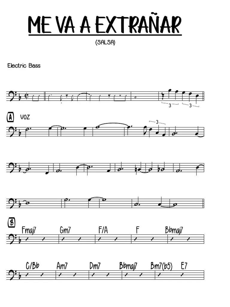 Me Va A Extrañar | PDF