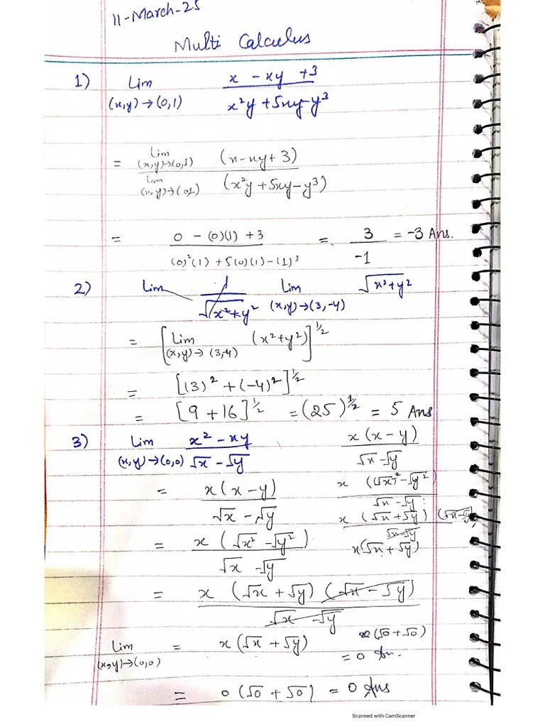 Multivariate Calculus | PDF