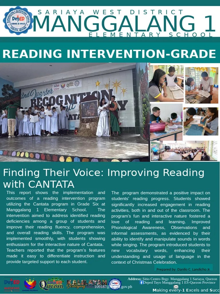 Accomplishment Reading Intervention Pdf