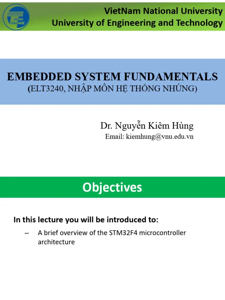 Lecture3 - Microcontroller Architecture | PDF | Microcontroller | Analog To Digital Converter