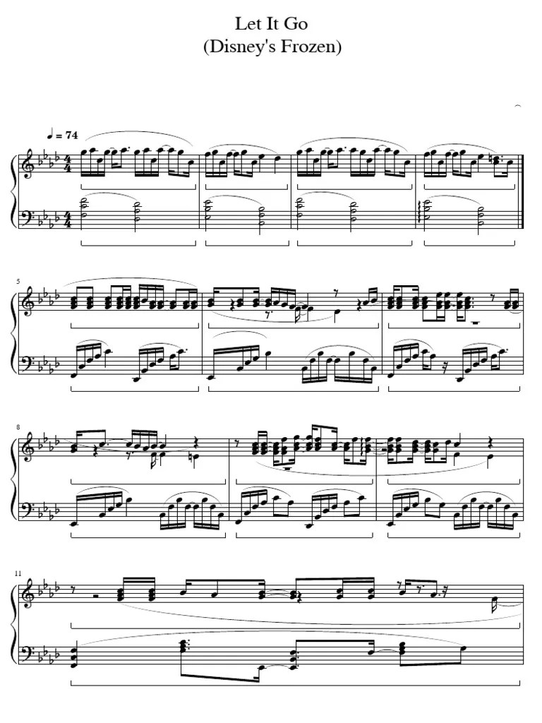 Let It Go Disneys Frozen | PDF