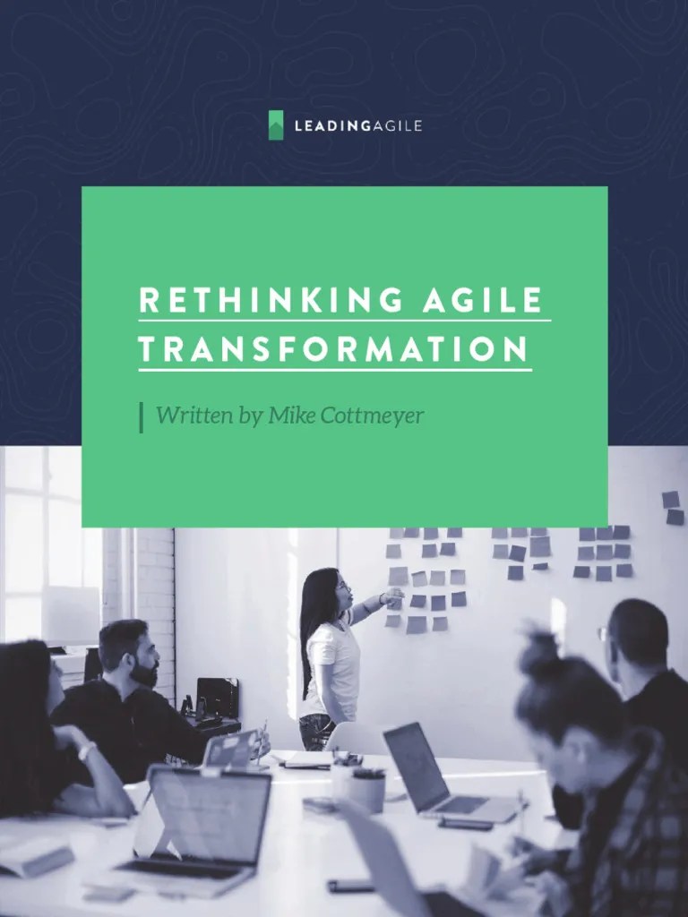 Rethinking-Agile-Transformation-eBook | PDF | Agile Software ...