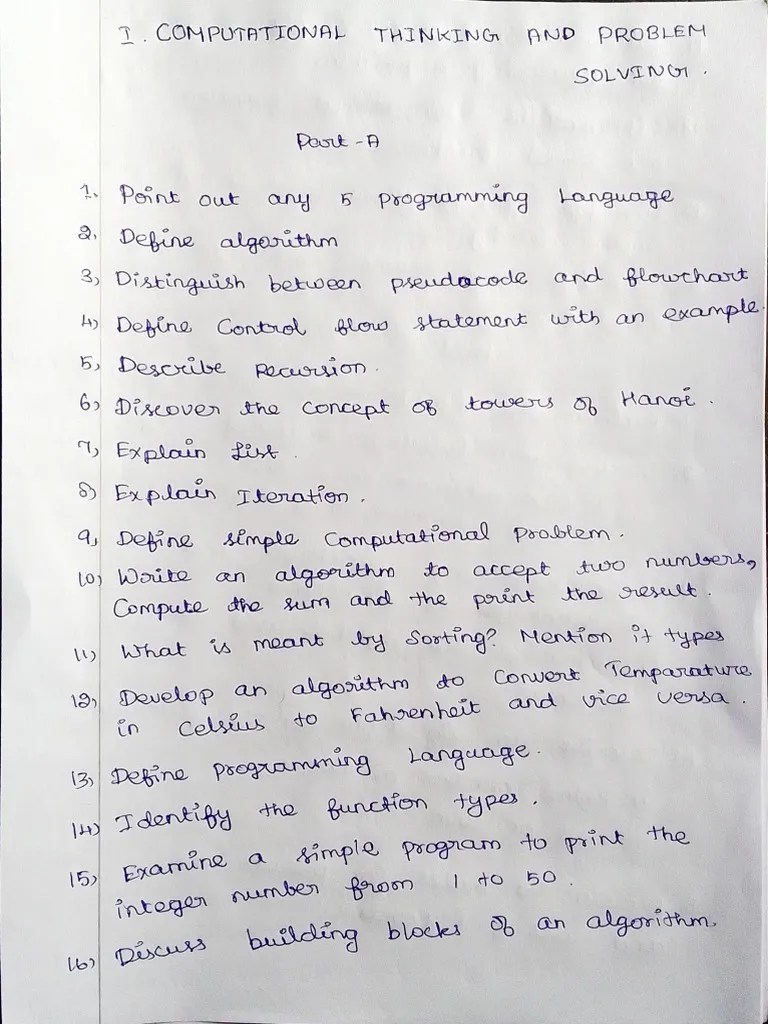 Problem Solving & Python Programming | PDF