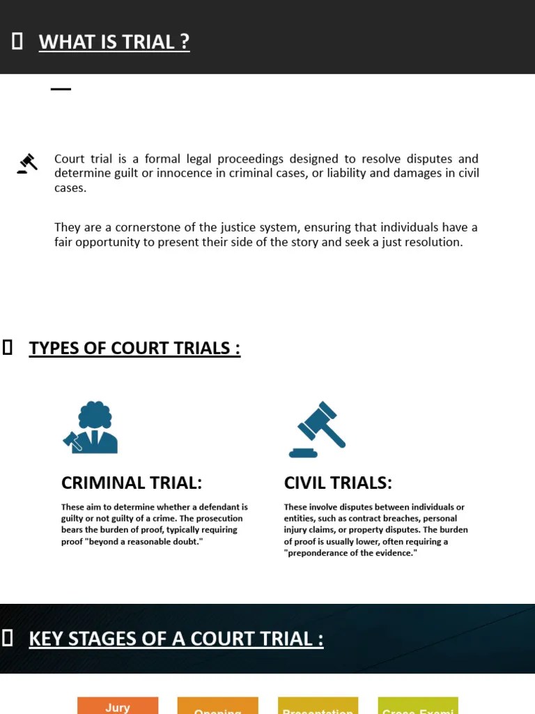 Trial - Summary - Summon - Warrent | PDF | Trials | Burden Of Proof (Law)