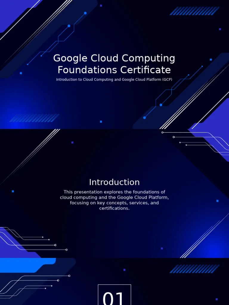 Google Cloud Computing Foundations Certificate | PDF | Cloud Computing ...