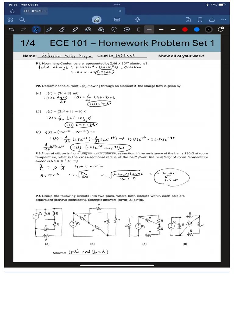 Ece 101 Hw1 Pdf