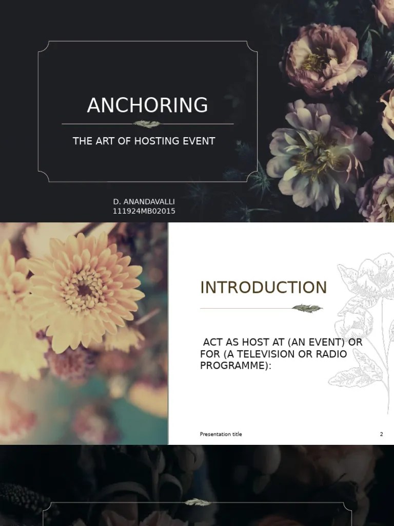 Anchoring Pdf