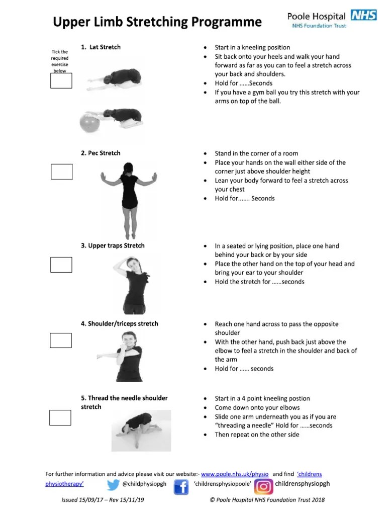Upper Extremity Exercise Pdf