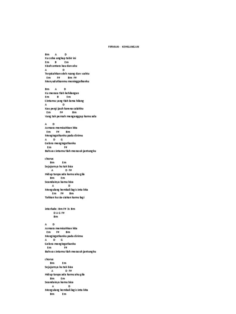 Lirik hakikat sebuah cinta dari playbee . Kunci Gitar Pdf