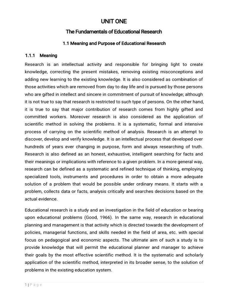 Research Method Handout Pdf