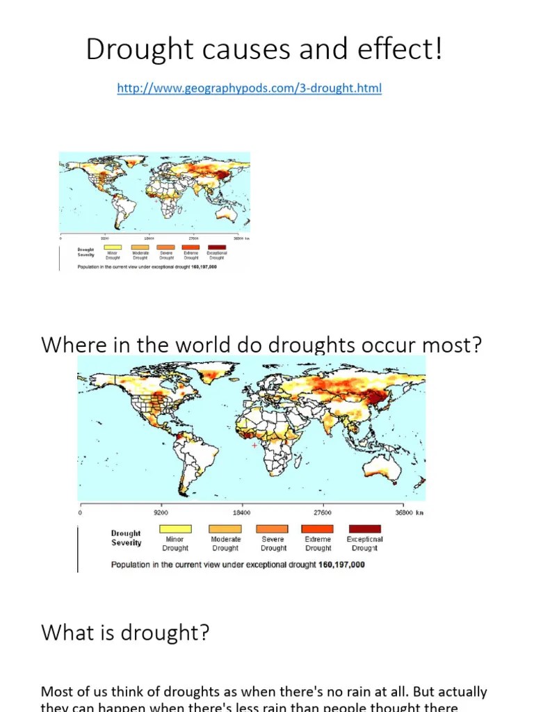 Causes And Effects Of Drought Pdf