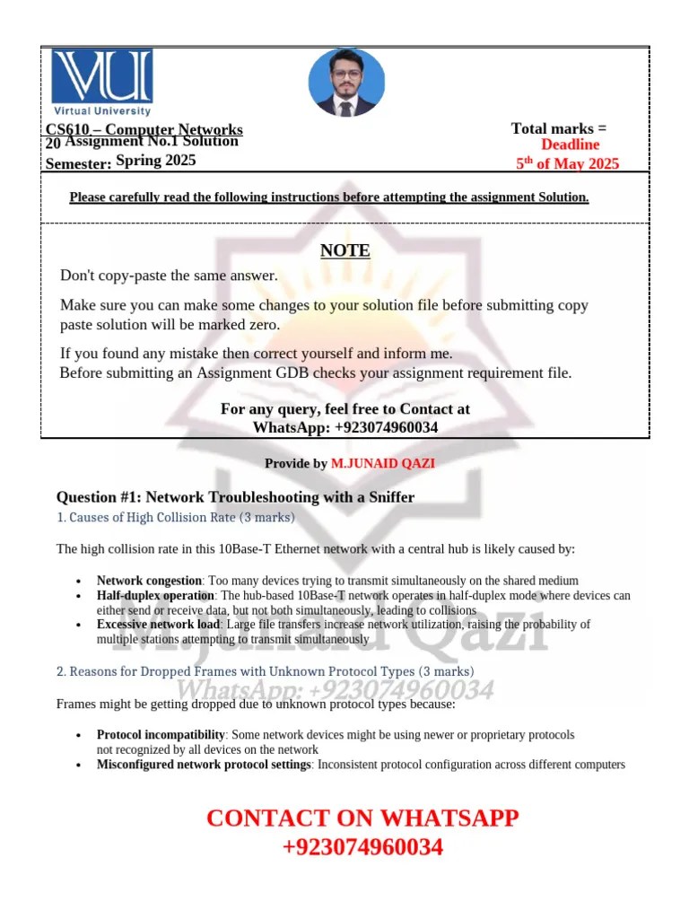 CS610-Assignment 1 100 Coorect Solution Spring 2025 By M.junaid Qazi ...