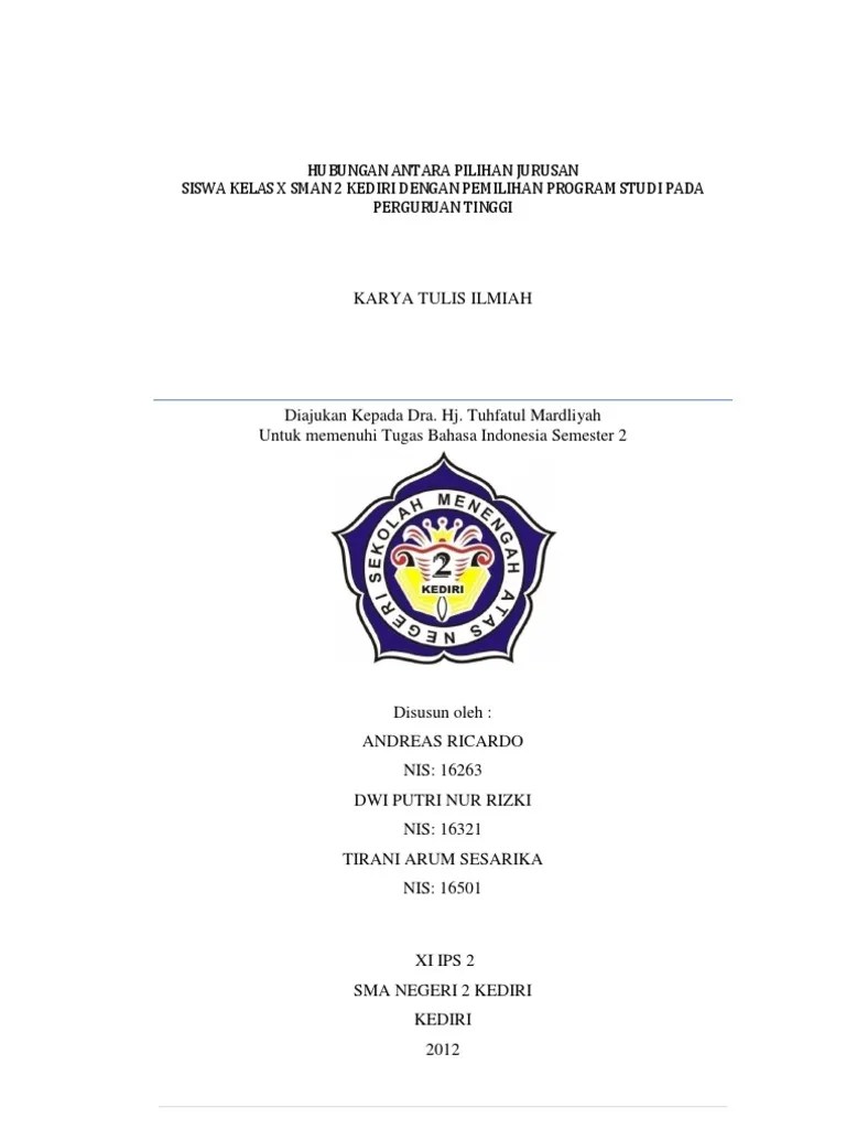 Karya Tulis Ilmiah 