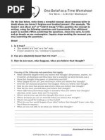 Judge your neighbor worksheet