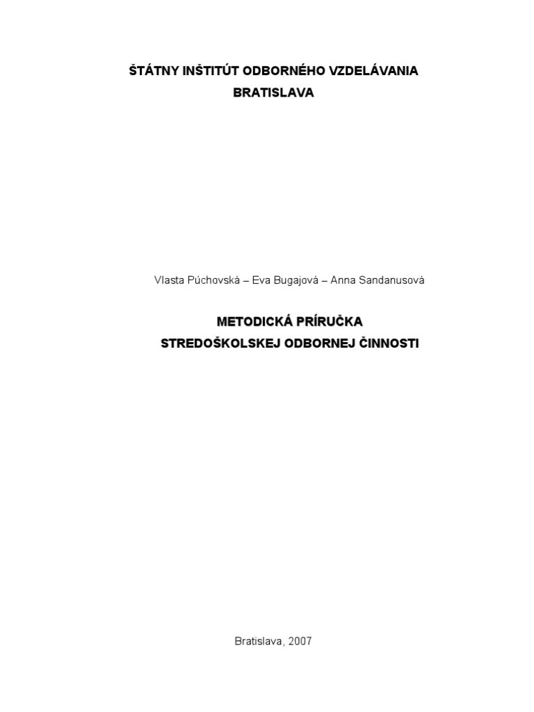 V razne podporuje vlasy a dod va im z kladn starostlivos bez pre a ovania. Metodicka Prirucka Soc2007 Pdf