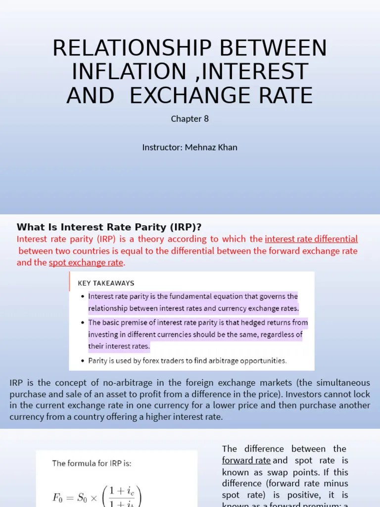Slide 8. Relationship Between Inflation ,Interest And Exchange Rate | PDF | Cost Of Living ...