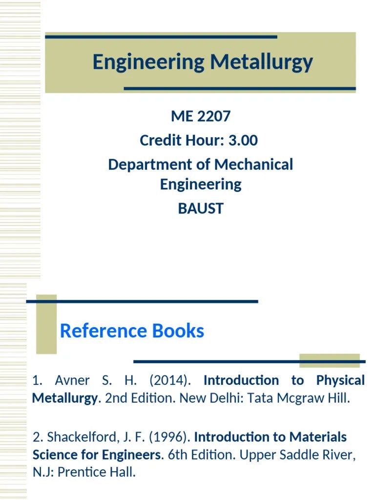 1 Introduction To Engineering Metallurgy Pdf Ductility Strength