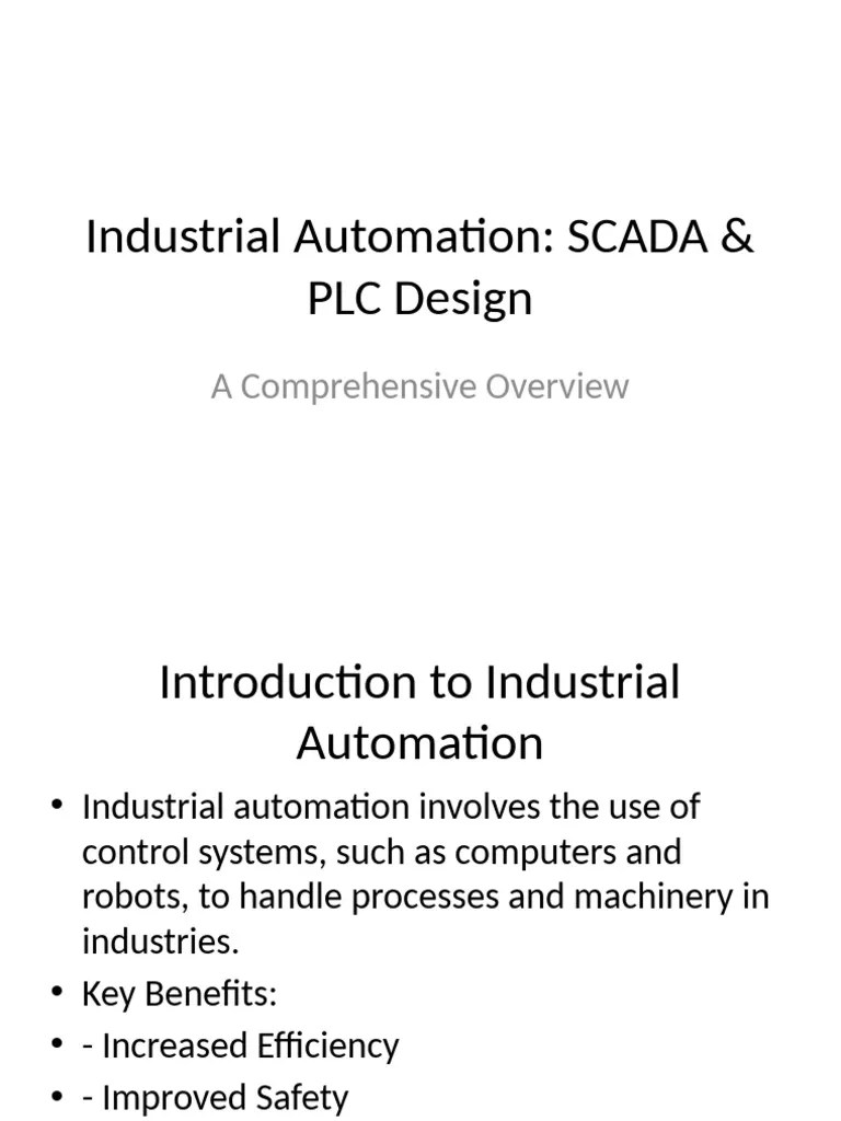 Industrial Automation Scada Plc Design Pdf