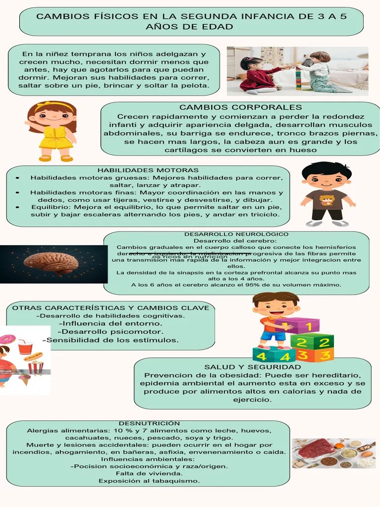 Infografía Autoestima En Niños Ilustrado Verde | PDF | Cerebro