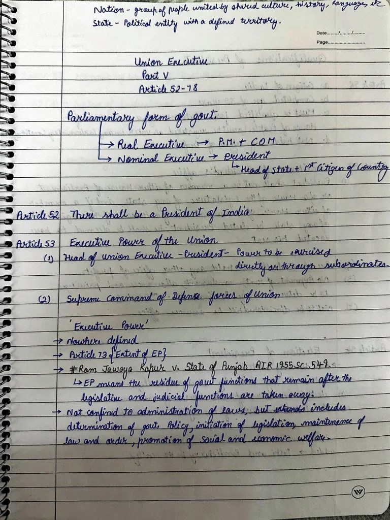 Constitution Notes Pdf