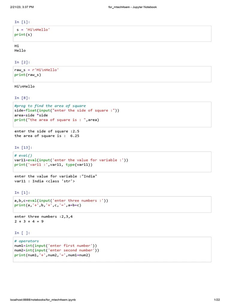 Mtech4sem - Jupyter Notebook PDF | PDF | Mathematical Logic | Software ...