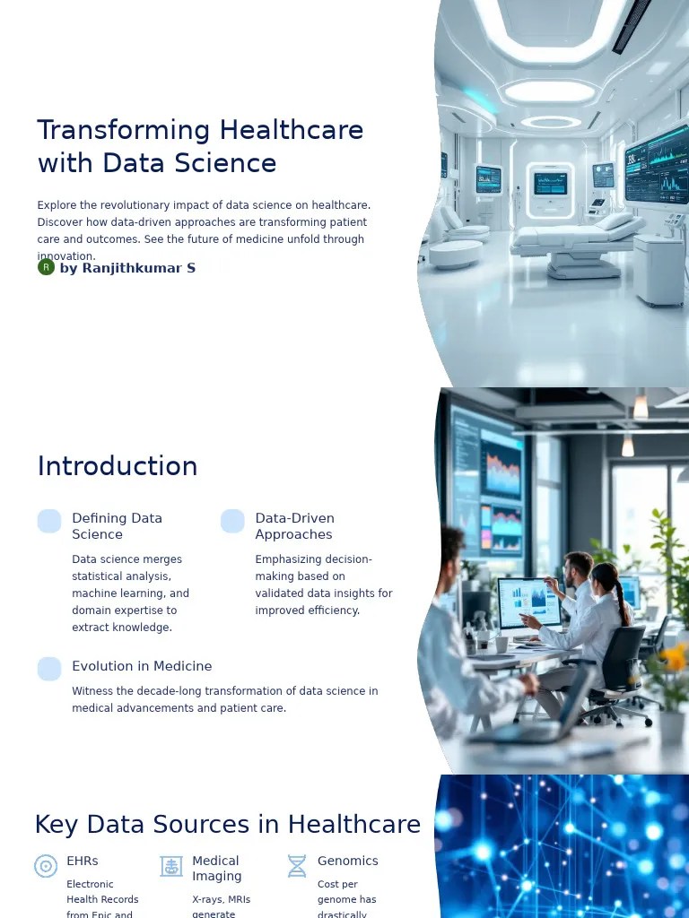 Transforming Healthcare With Data Science | PDF | Data Science ...