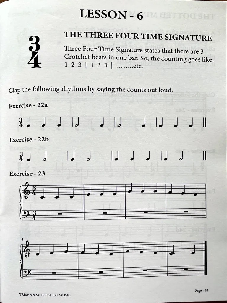 Music Book 1 Lesson 31 End Pdf