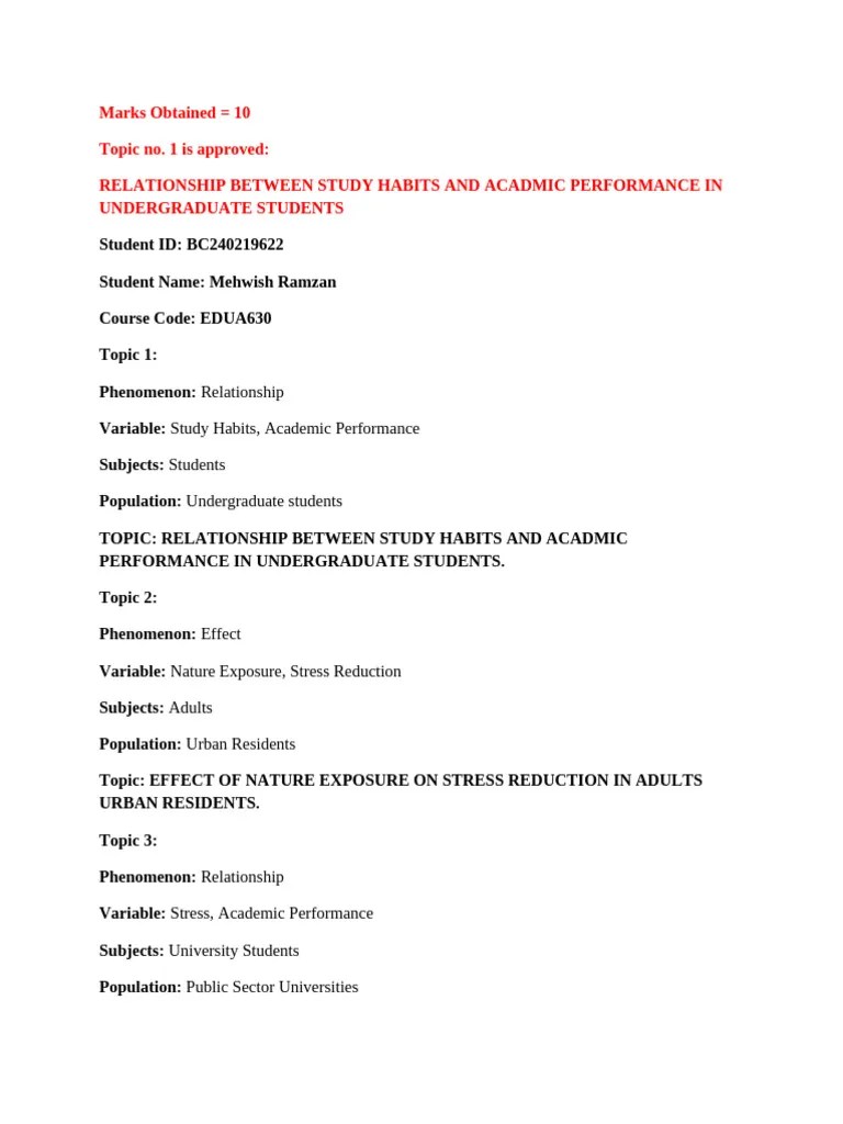 MRK - Spring 2025 - EDUA630 - 1 - BC240219622 | PDF