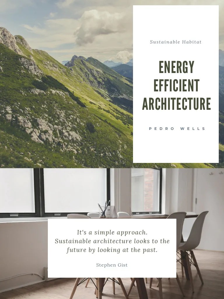 Charcoal Photo Sustainable And Energy Efficient Architecture ...