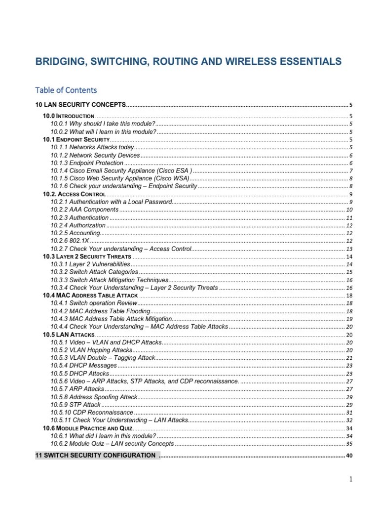Bridging Switching Routing Notes Pdf Radius Wireless Lan