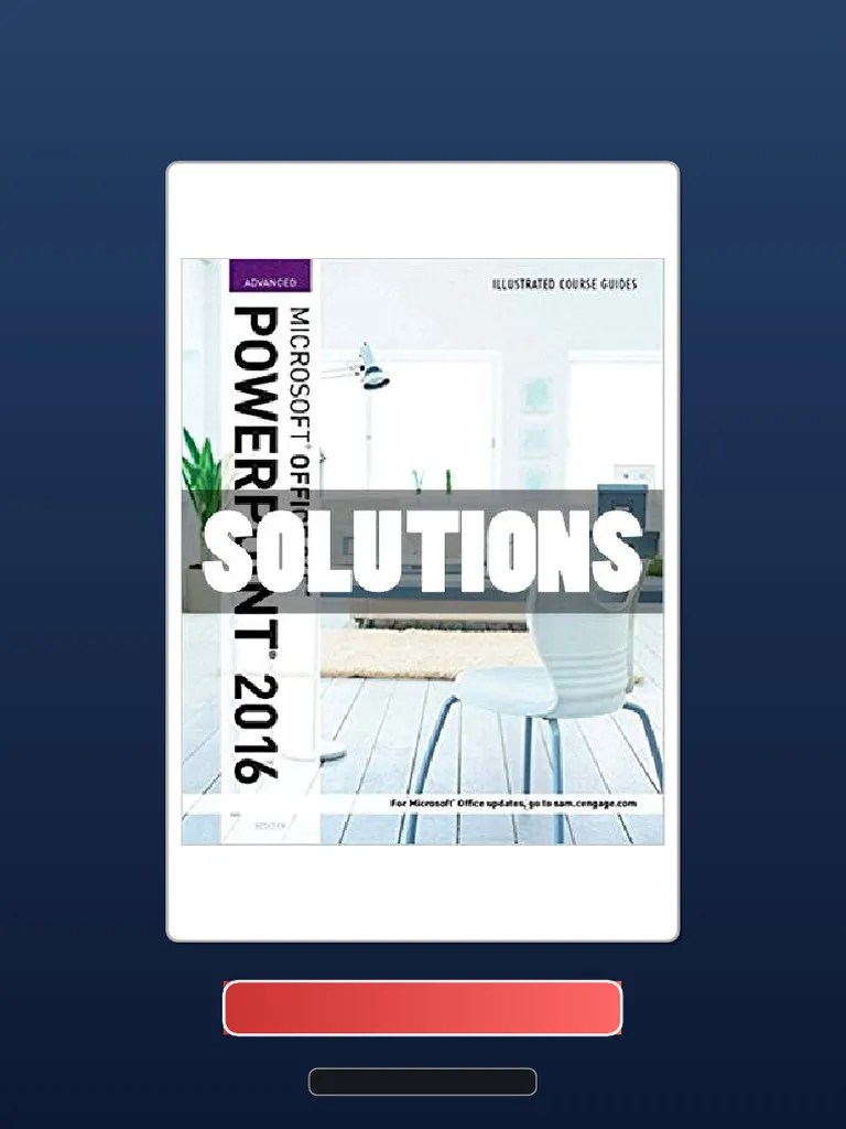 Solutions Illustrated Course Guide 365 Microsoft Office And Powerpoint 2016 | PDF