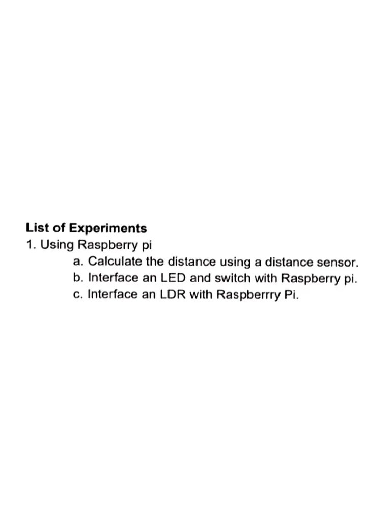 Iot Lab Experiment-1 | PDF