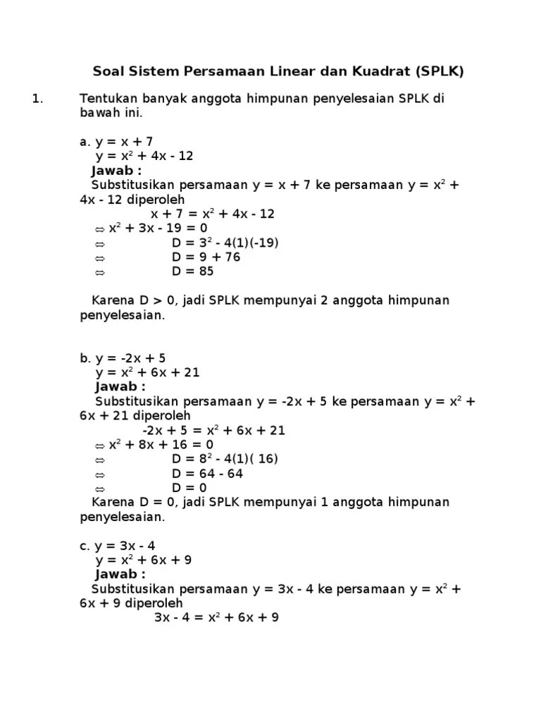 Contoh Soal Pertidaksamaan Linear Dua Variabel Dalam Kehidupan Sehari Hari 
