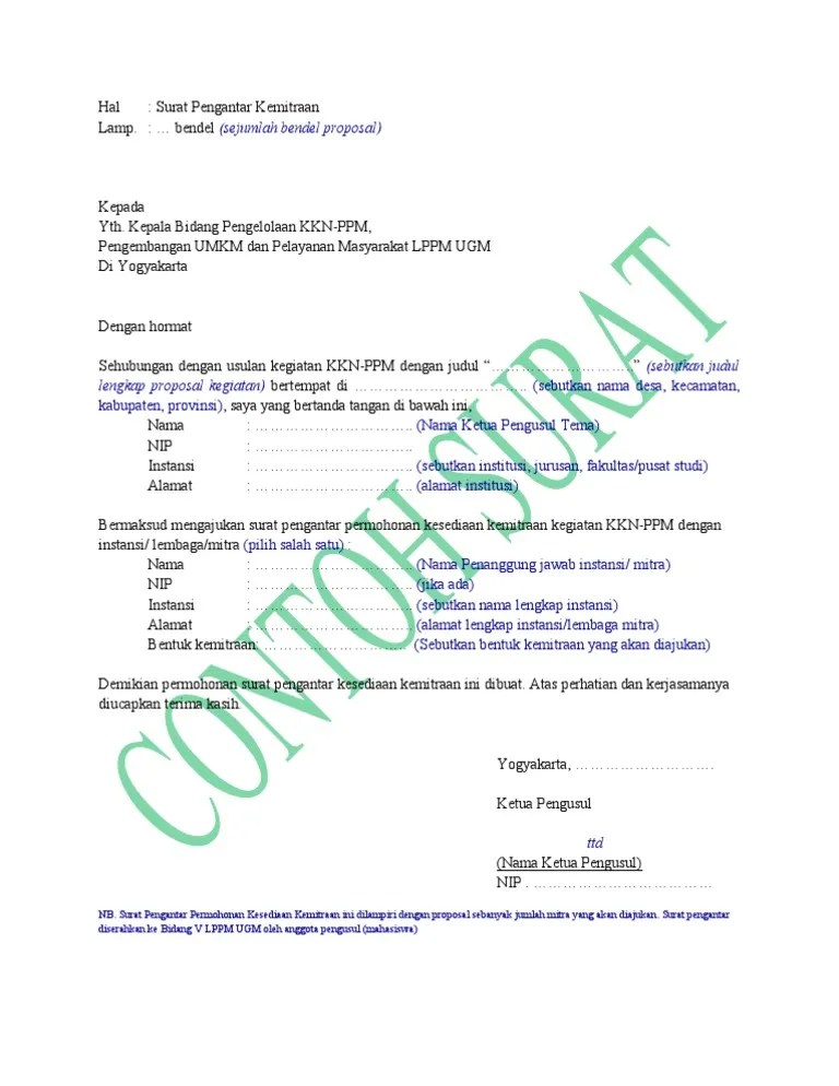 Surat permohonan kerjasama adalah surat yang digunakan untuk melakukan kegiatan bersama baik oleh pebisnis perorangan . Contoh Surat Permohonan Kemitraan Ok Pdf