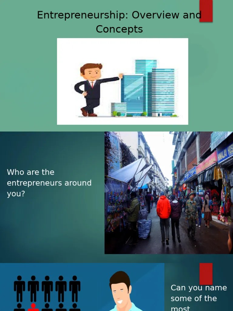 Lesson 1 Entrepreneurship Overview And Concept | PDF | Entrepreneurship ...