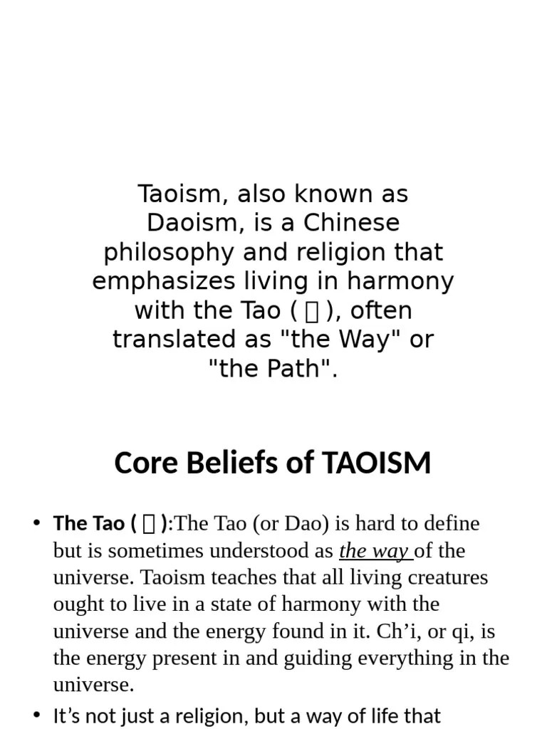 Taoism Pdf