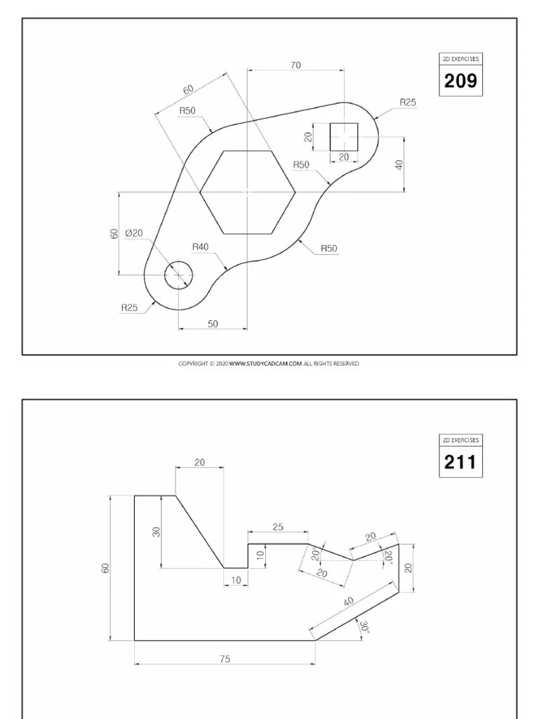 2d cad exercises 20 okt 24
